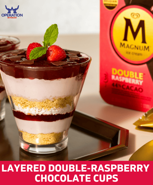 Magnum Layered Double-Raspberry Chocolate Cups article 2