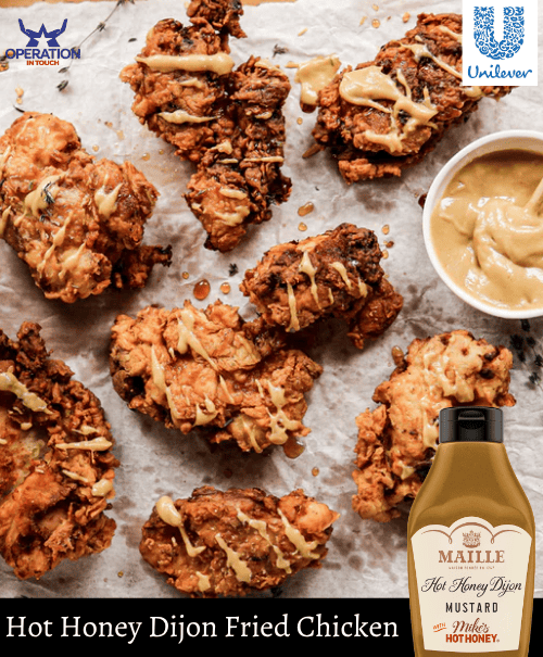 Maille Hot Honey Dijon Fried Chicken article