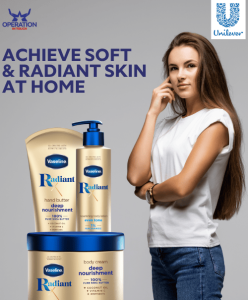 Vaseline Achieve Soft Radiant Skin at Home article
